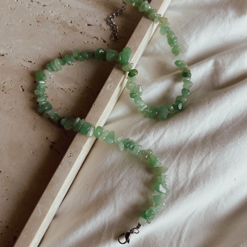 collana Chips Nic - Avventurina Verde